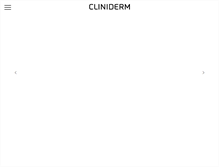Tablet Screenshot of cliniderm.no